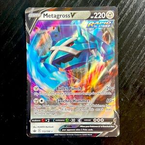 MetagrossV Rapid Strike Pokémon card